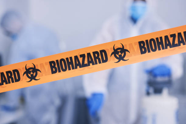 Professional Blood Cleanup technician working in Norwich, CT